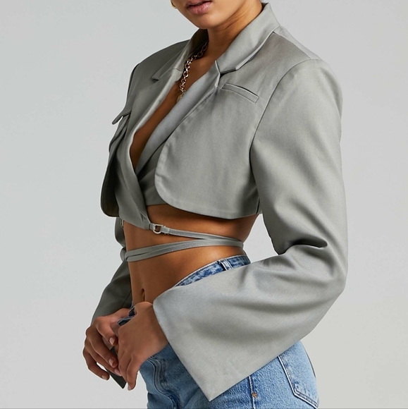 NEW Lioness Miami Vice Crop Jacket Blazer - Picture 2 of 5